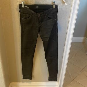 Citizens oh humanity jeans .. leather look.. stretch material.